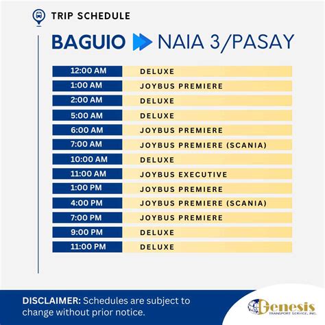 baguio to naia terminal 3|BAGUIO to NAIA and CLARK Airport Bus Schedules & Fares.